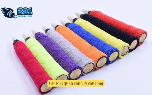 Các loại quấn cán vợt cầu lông